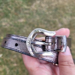 Vintage Brighton 1996 black ladies leather belt sz38